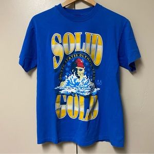 Vintage USA Olympic Games Shirt size medium swimming